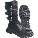 Brandit Textil Brandit Phantom Buckle Boots Taktische Militärstiefel, Schwarz, 47 EU