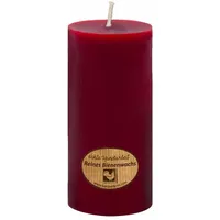 Kerzenfarm Hahn Bienenwachs Stumpenkerze 45 x 95 mm rot