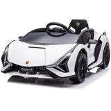 Homcom Kinder, Elektroauto mit Fernbedienung weiß