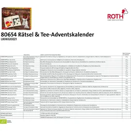 ROTH Rätsel & Tee Adventskalender