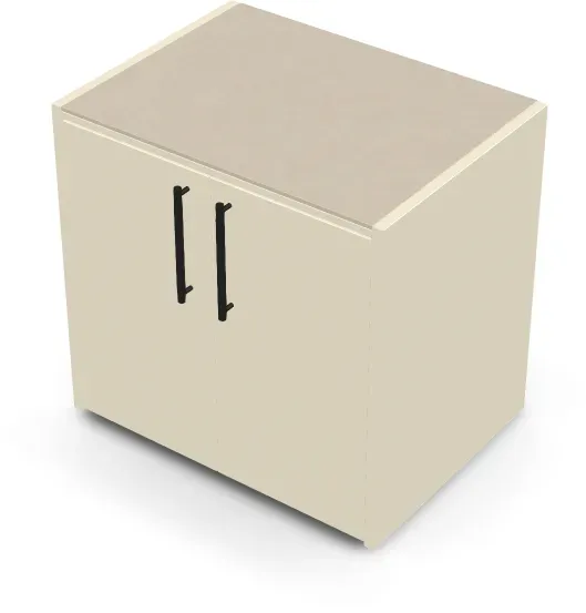 Brabura CT 90 Oven - Pietra Di Osso / Perle Blanche / Matt schwarzer Griff