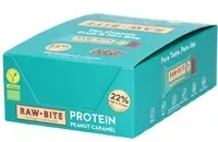 RAWBITE Barres protéinées cacahuètes caramel Barre 12x45 g
