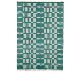 Outdoorteppich Greece green grün, Designer Kuatro Carpets, 0.5x200 cm