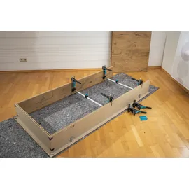 WOLFCRAFT Schraubstock Aluminium/Kunststoff/Metall 600-1000 mm mehrfarbig