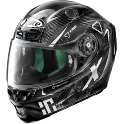 X-Lite X-803 Ultra Carbon Darko Helm, zwart-wit, 2XL
