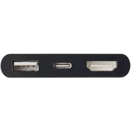 Acer 3-in-1 USB Type C HDMI-Adapter 10 cm Schwarz