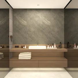 neu.haus [neu.haus] Duschkabine + Duschwand, Lumparland 120 cm Grey Stone