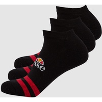 Ellesse Melna 3Pk Trainer Liner Socken, Black, 6-8.5