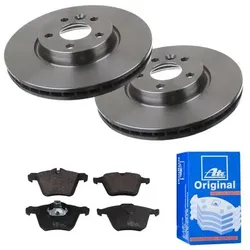 ATE Bremsensatz, Scheibenbremse vorne rechts links belüftet 300mm für LAND ROVER FORD VOLVO LR007055 31202331 30769056 1420-22301