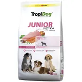 TropiDog Premium Junior L reich an Pute und Reis 12 kg