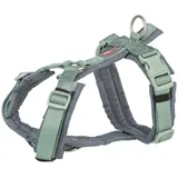 Trixie Premium Trekking Geschirr für Hunde Salbei grün/Graphit grau