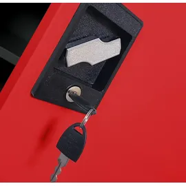 Jan Nowak C001B Aktenschrank 92,5 x 90 x 93 cm rot