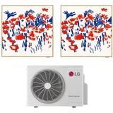 LG - Dual Split Inverter-Klimagerät Serie artcool gallery 9+12 mit MU3R21 R-32 Wi-Fi Optional 9000+12000
