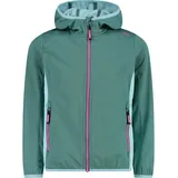 CMP Jacket Fix Hood Softshelljacke Kinder agave - grün