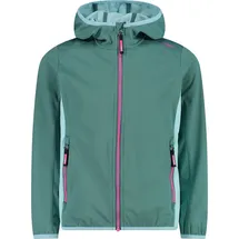 CMP Jacket Fix Hood Softshelljacke Kinder agave - grün