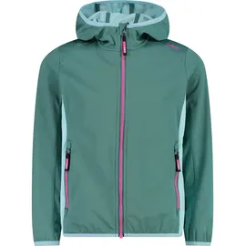 CMP Jacket Fix Hood Softshelljacke Kinder agave - grün