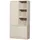 Woood Merel Mehrzweckschrank 100 x 39,5 x 200 cm Grau Massivholz