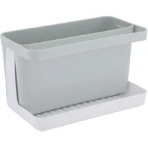 Testrut Caddy Spülbecken-Organizer 20 x 12 x 11 cm Farbe Grau/Weiß