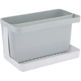 Testrut Caddy Spülbecken-Organizer 20 x 12 x 11 cm Farbe Grau/Weiß