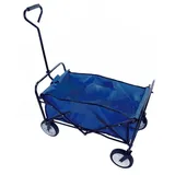 Practo Garden Rollwagen Bollerwagen Faltbar Blau und Schwarz, (1 St)