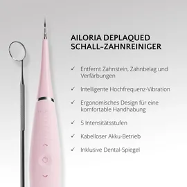 AILORIA Deplaqued Schall-Zahnreiniger pink