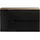 [en.casa] Waschtisch Newport 100x60x40 cm Schwarz/Eichenoptik