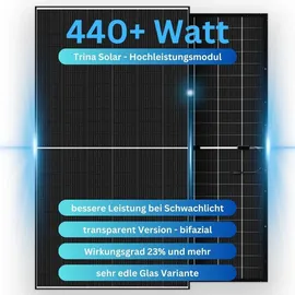 myvoltaics MyBasic Balkonkraftwerk 880+ Watt – Premium transparent Variante