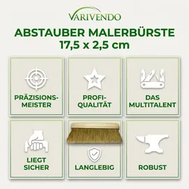 varivendo Handfeger Maler-Abstauber 17,5x2,5 cm Beige 1 St.