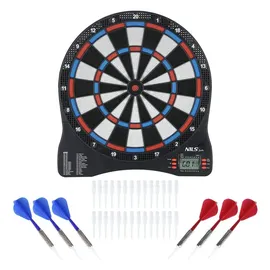 Nils Fun Elektronische Dartscheibe TDE01 Nils Fun schwarz|weiß|blau No Size
