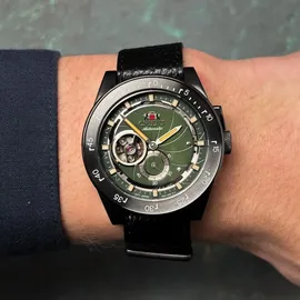 Orient Retro Future Camera Edelstahl 41 mm RA-AR0202E10B