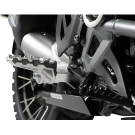 SW-Motech EVO Fußrasten-Kit für Honda NC, Crossrun, Crosstour/Suz SV650, DL650 Silber/Schwarz