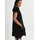 bonprix Longshirt A-Linie Passform, mit Eingrifftaschen, tiefer Rundhalsausschnitt schwarz M (40/42)