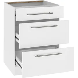WIHO KÜCHEN Unterschrank Unna 50 x 57 x 82 cm Weiß