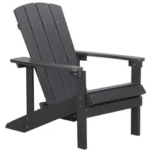 Beliani Gartenstuhl 75 x 88 x 88 cm grau