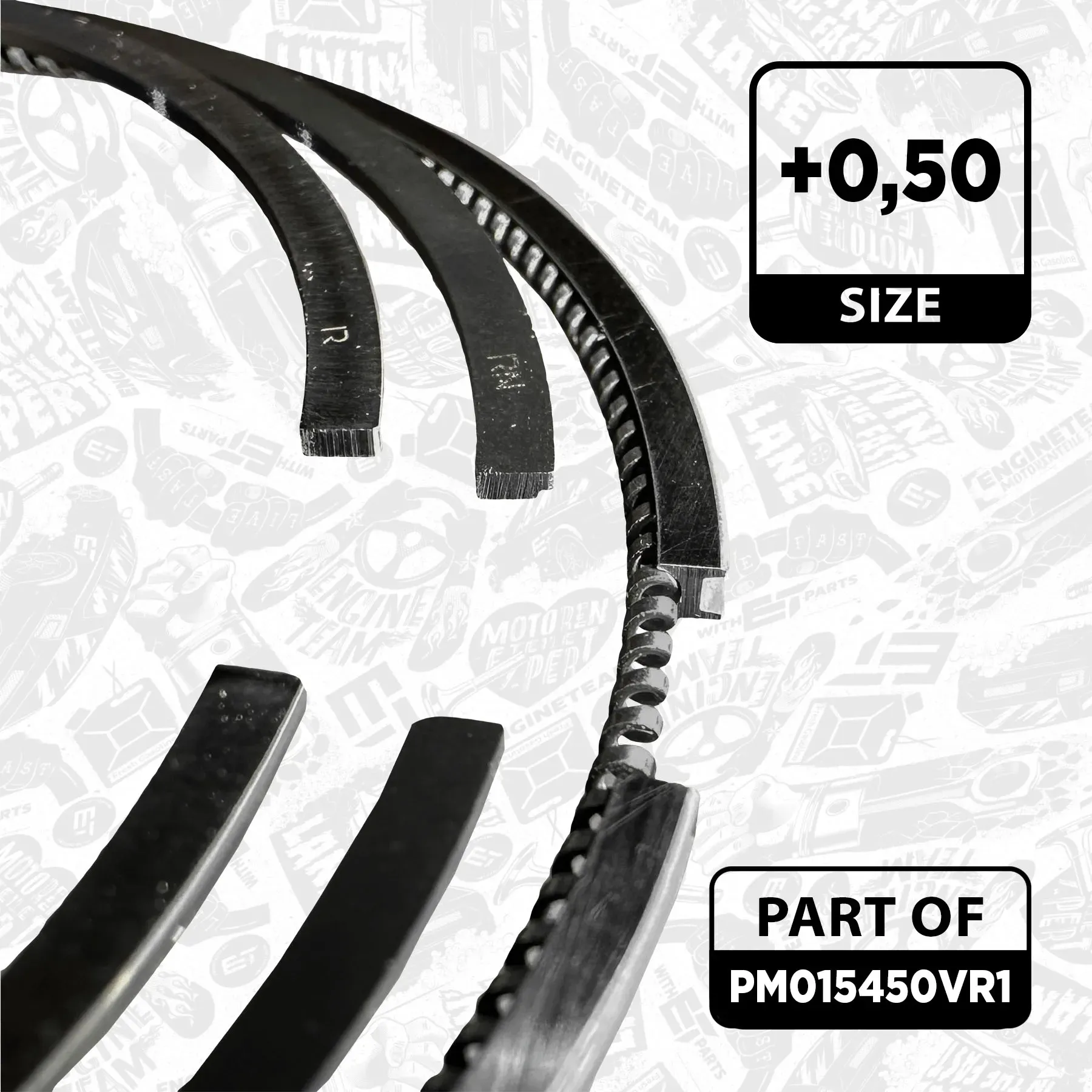 ET ENGINETEAM Kolbensatz pm015450vr1