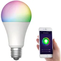 Luminea Home Control WLAN-LED-Lampe, E27, RGB-CCT, 9 W (ersetzt