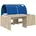 Bett mit Tunnel Sonoma Blau