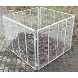 Trutzholm Komposter Metallkomposter 100x100x80 cm Gartenkomposter feuerverzinkt