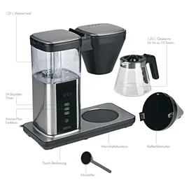 BEEM 02275 Kaffeemaschine schwarz/silber