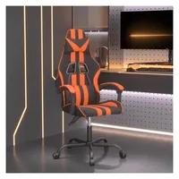 vidaXL Gaming-Stuhl Drehbar Schwarz und Orange