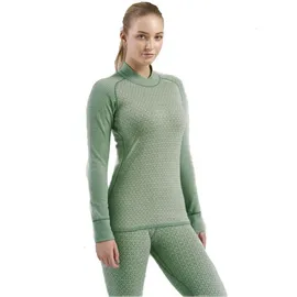 Devold Kvitegga Merino 230 Cross Neck Damen Merinoshirt Raw White L