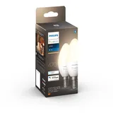 PHILIPS Hue White LED E14, 5,5 Watt Doppelpack, 8719514320628,