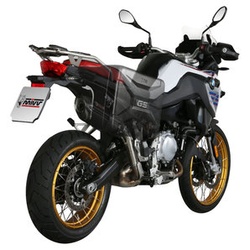 MIVV Suono Auspuffsystem mit EG-BE Edelstahl, Schwarz, Titan