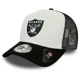 New Era - NFL Las Vegas Raiders Colour Block Trucker Cap - Schwarz-Weiß Farbe Schwarz-Weiß, Größe One Size