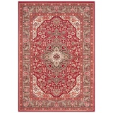 Nouristan Orientalischer Kurzflor Teppich Skazar Isfahan Orientrot, 200x290 cm