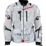 Leatt Adv Flowtour 7.5 Textiljacke Grau/Hellgrau/Schwarz/Rot 3XL