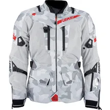Leatt Adv Flowtour 7.5 Textiljacke Grau/Hellgrau/Schwarz/Rot 3XL