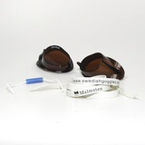 Malmsten Schwedenbrille Classic | Schwimmbrille | Swedish Goggles | Montageset (rauch)