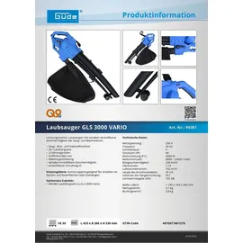 Güde GLS 3000 Vario