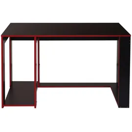 MCW Schreibtisch J26 Schwarz / Rot